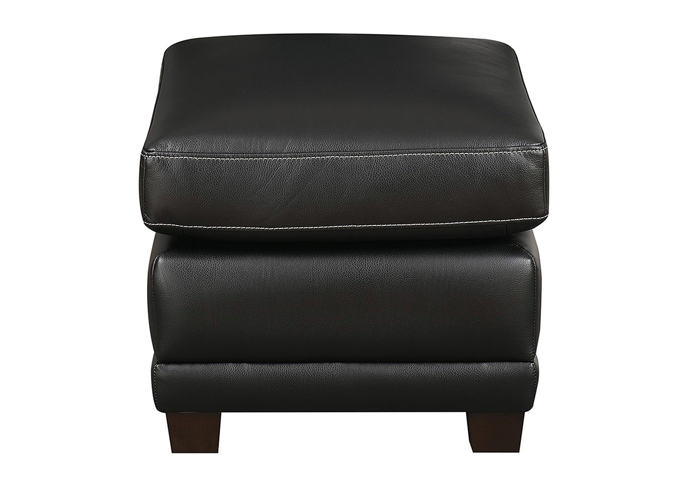 Jennifer Black Stationary Ottoman,Taba Home Furnishings